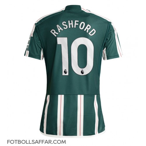 Manchester United Marcus Rashford #10 Bortatröja 2023-24 Kortärmad